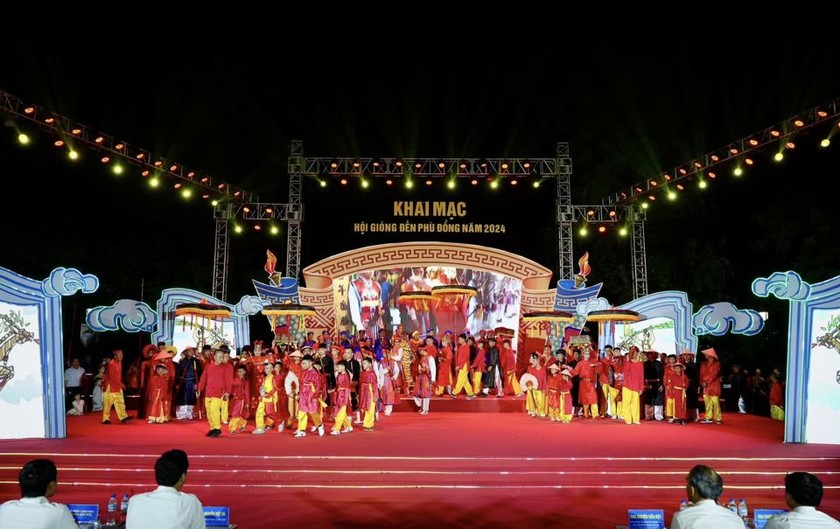Gia Lâm (Hà Nội): Khai mạc lễ hội Gióng đền Phù Đổng năm 2024 