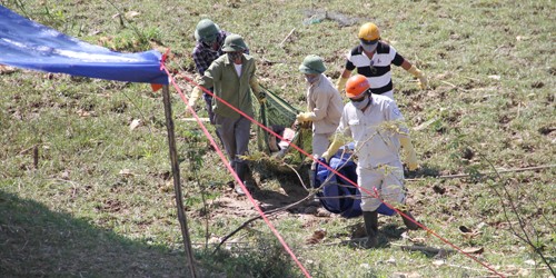 Phát hiện thi thể  đang phân hủy mạnh trên sông Lam 