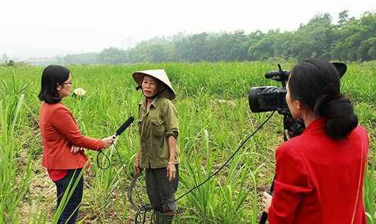 Các nữ phóng viên Đài TH-TH Quỳ Hợp bất ngờ nhận được thông báo chấm dứt hợp đồng. 