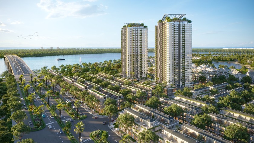 Seaview Residences gồm 2 tòa tháp cao 30 tầng