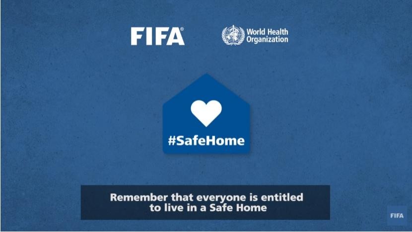 Chiến dịch “Ngôi nhà an toàn” hợp tác giữa FIFA và WHO, nâng cao nhận thức về bạo lực gia đình 