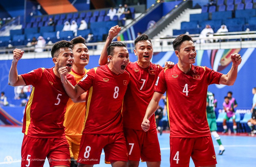 Futsal Việt Nam sẽ tranh tài tại giải futsal Châu Á, ảnh VFF