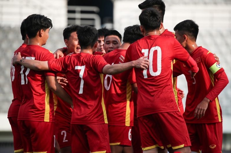U18 Việt Nam để thua đáng tiếc trước U18 Ukraine. Ảnh: VFF