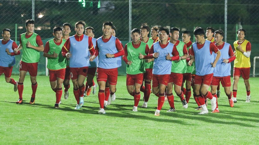 Đội tuyển Việt Nam chuẩn bị cho vòng loại World Cup 2026. Ảnh: VFF