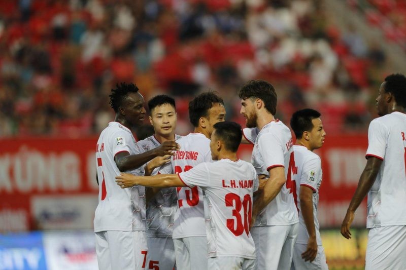 CLB Hải Phòng hạ CLB Sabah của Malaysia với tỷ số 3-2, ảnh VFF 