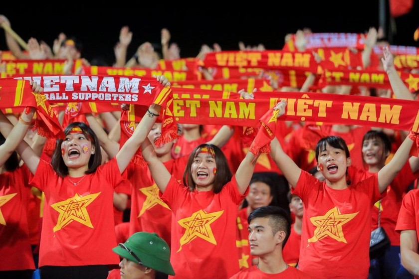 Người hâm mộ tin tưởng đội tuyển Việt Nam chơi tốt tại Asian Cup, ảnh VFF