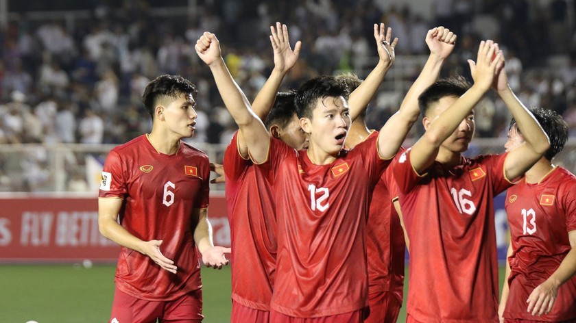 Đội tuyển Việt Nam chuẩn bị cho VCK Asian Cup 2023 với 34 cầu thủ được triệu tập, ảnh VFF 