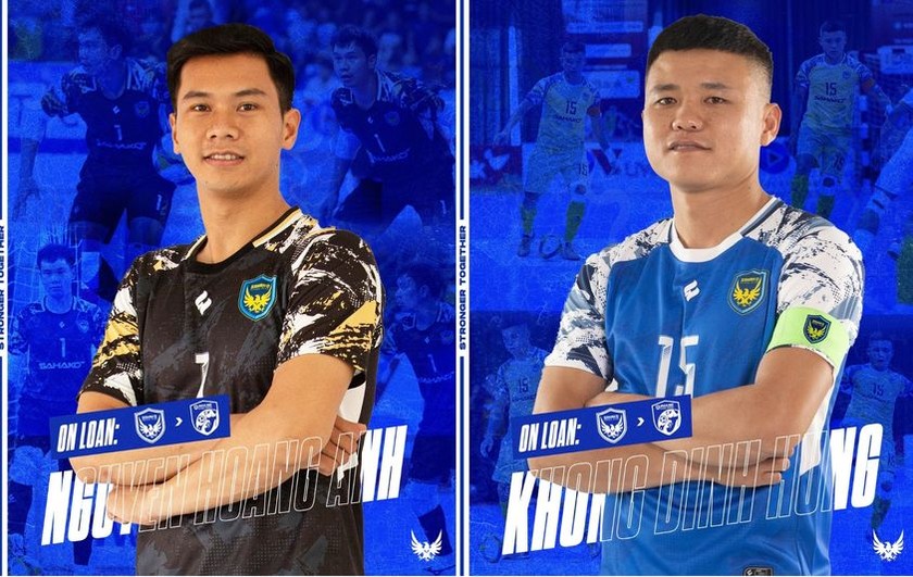 2 ngôi sao trẻ của futsal Việt Nam sang thi đấu tại Thái Lan, ảnh VFF