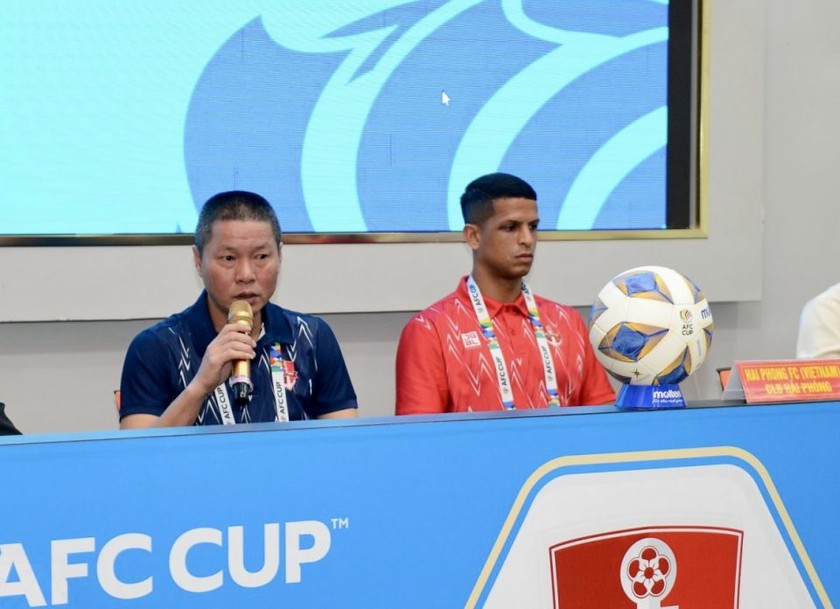 HLV Chu Đình Nghiêm: “Hải Phòng sẽ nỗ lực giành chiến thắng trước khi chia tay AFC Cup”, ảnh VFF
