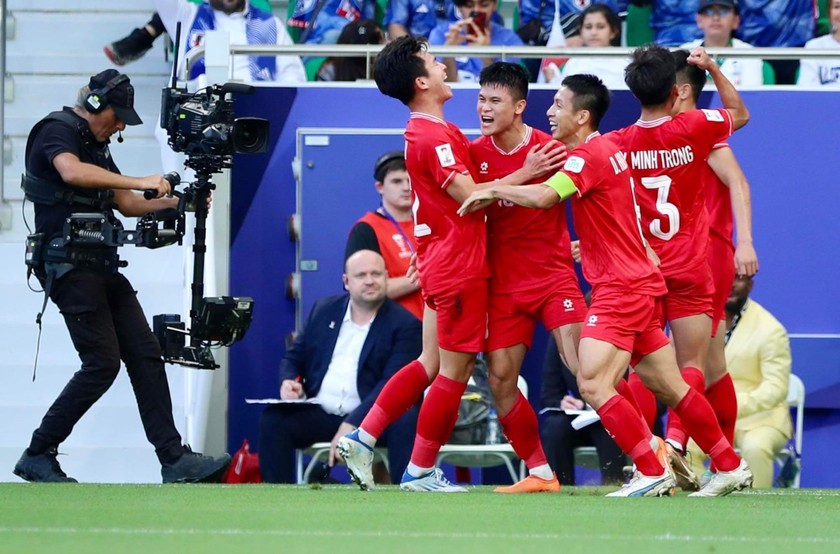 Đội tuyển Việt Nam có trận đấu ra mắt ấn tượng tại Asian Cup 2023, ảnh VFF