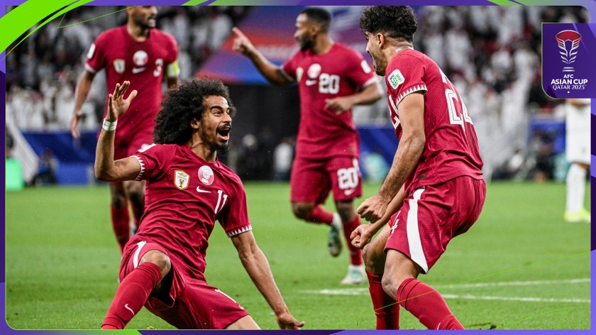 Qatar đứng trước cơ hội bảo vệ thành công chức vô địch, ảnh AFC