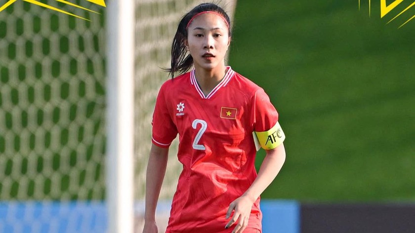 Đội trưởng U20 nữ Việt Nam Bảo Trâm cho biết toàn đội đặt quyết tâm cao trước trận đấu với U20 Triều Tiên. (Ảnh: VFF)