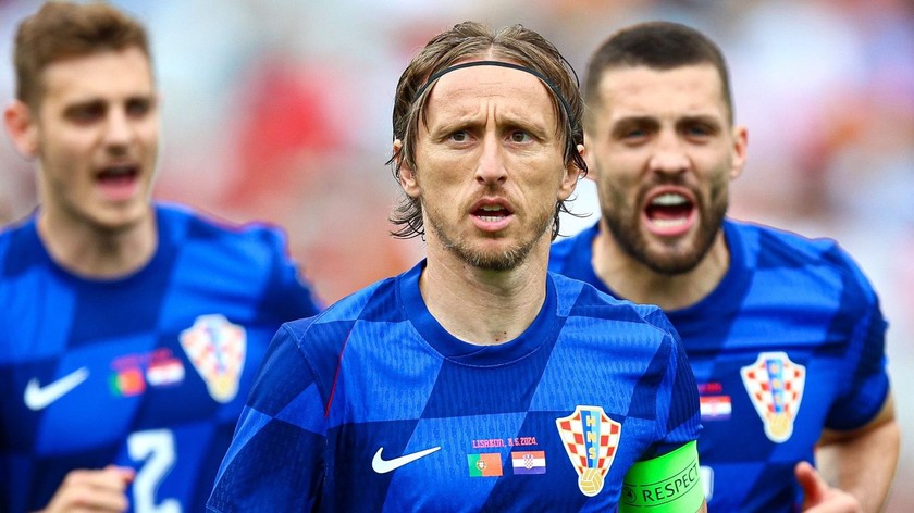 Modric vẫn là linh hồn của đội tuyển Croatia. Ảnh Euro