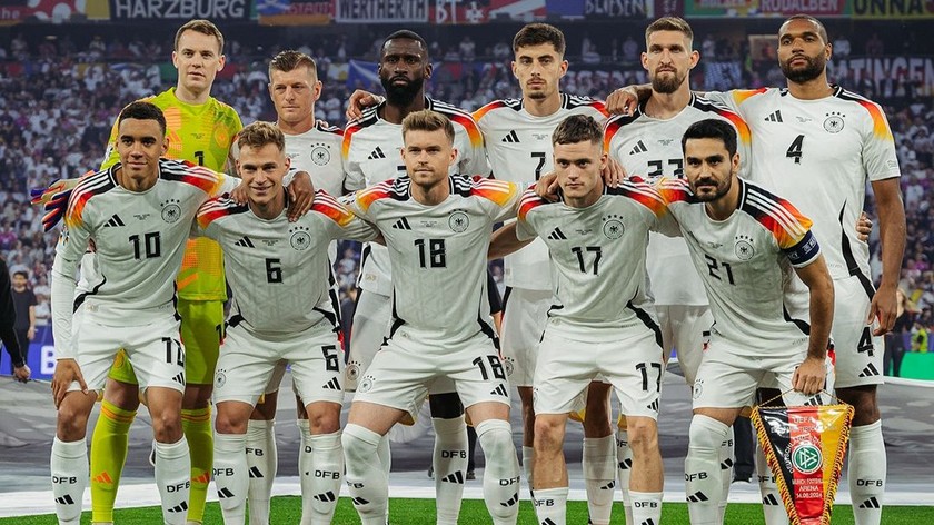 Đội tuyển Đức có trận ra quân hoàn hảo tại EURO 2024. Ảnh Euro