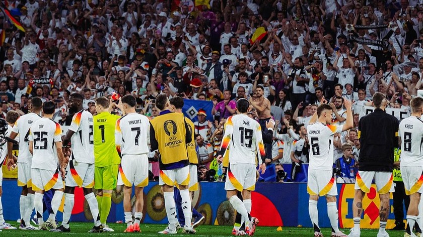 Đội tuyển Đức đặt mục tiêu cao tại giải đấu trên quê hương. Ảnh Euro