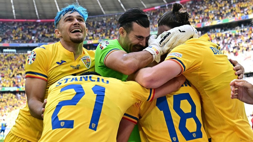 Romania đang có phong độ tốt và đó là lực cản của đội tuyển Bỉ. Ảnh Euro