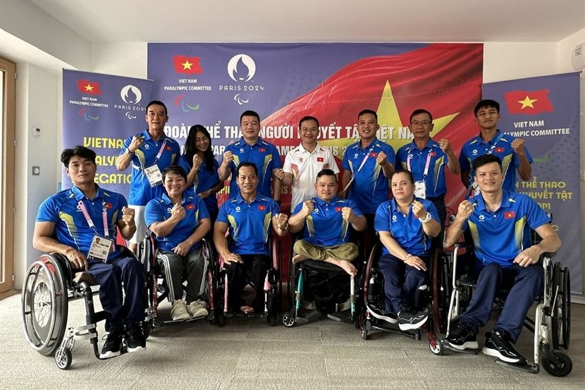 Đoàn Paralympic Việt Nam đã ổn định nơi ăn, ở, điều kiện tập luyện tại Pháp (Ảnh: Đoàn TTVN)