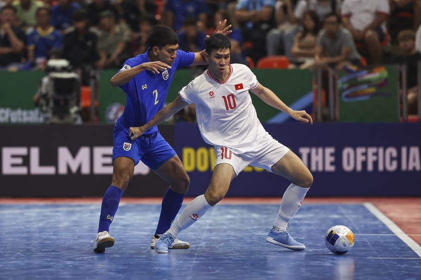 Đội tuyển Việt Nam có cơ hội trả món nợ khi gặp lại Thái Lan tại Giải vô địch futsal Đông Nam Á 2024. (Ảnh VFF)