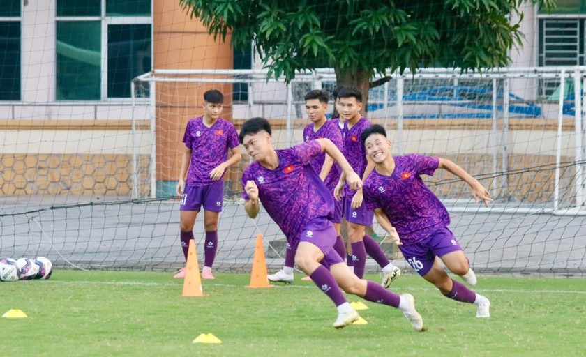 U17 Việt Nam sẵn sàng cho vòng loại U17 Châu Á (Ảnh VFF)