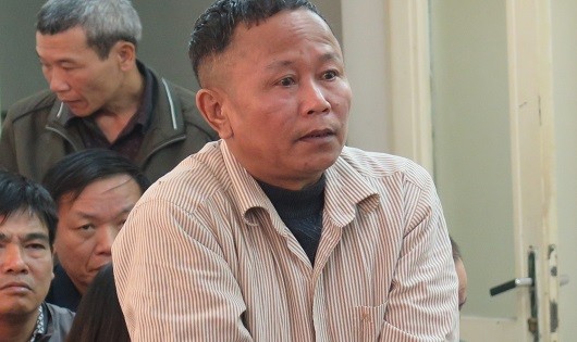 Bị cáo Thanh tại tòa.