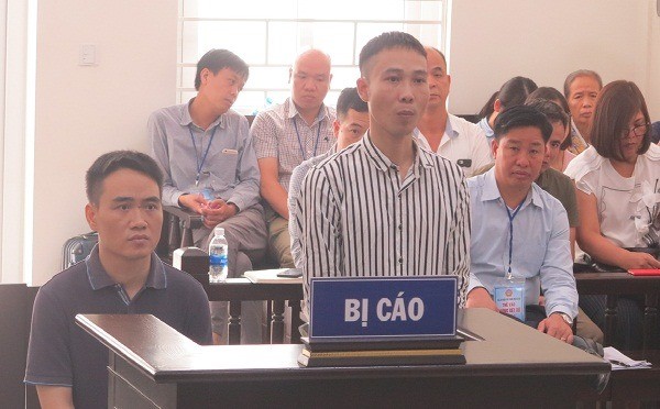 Các bị cáo tại tòa