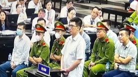 Bị cáo Nguyễn Quang Linh tại tòa.