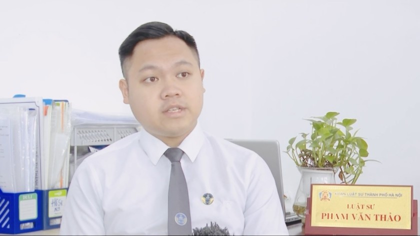 Luật sư Phạm Văn Thảo (Phó Giám đốc Công ty Luật TNHH S-Life Việt Nam - Đoàn Luật sư TP Hà Nội).
