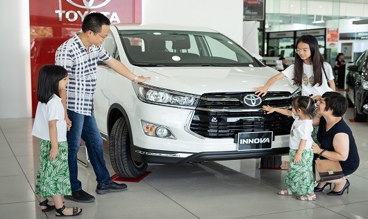 Trong tháng 8/2019, mẫu xe Innova của TMV giảm 36% so với cùng kỳ năm trước