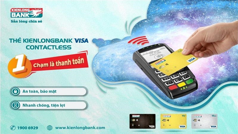 Kienlongbank ra mắt thẻ không cần chạm nhiều tiện ích vượt trội