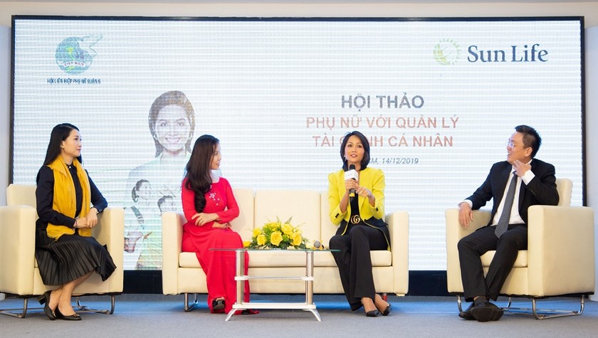 Đại sứ thương hiệu Sun Life hoa hậu H’Hen Niê chia sẻ tại sự kiện