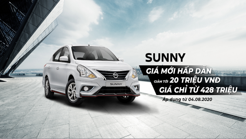 Nissan Việt Nam và TCIE Việt Nam giảm 20 triệu đồng cho khách hàng mua Nissan Sunny