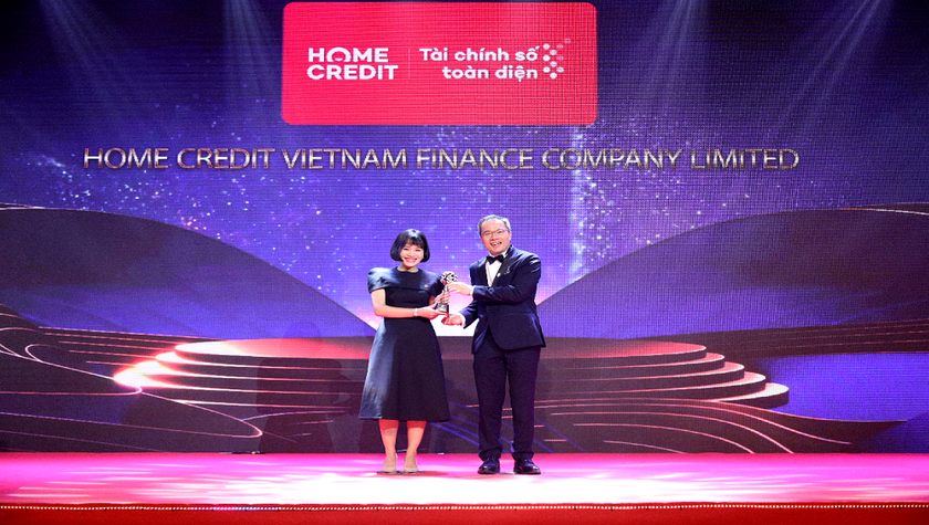 Home Credit nhận giải thưởng Thương Hiệu Truyền Cảm Hứng 2022