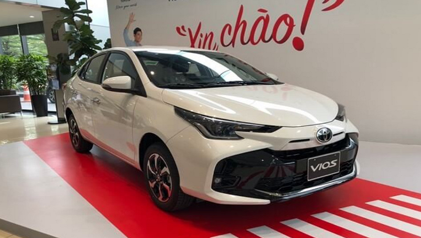 Vios, mấu xe năm trong Top 10 mẫu xe bán chạy nhất song đã ghi nhận doanh số sụt giảm đến 72% so với cùng kỳ.