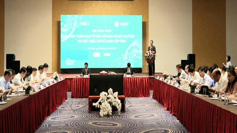 Hội thảo được tổ chức tại Vĩnh Phúc - địa phương có nhiều sáng kiến và cách làm hay về phát triển kinh tế gắn với BVMT.