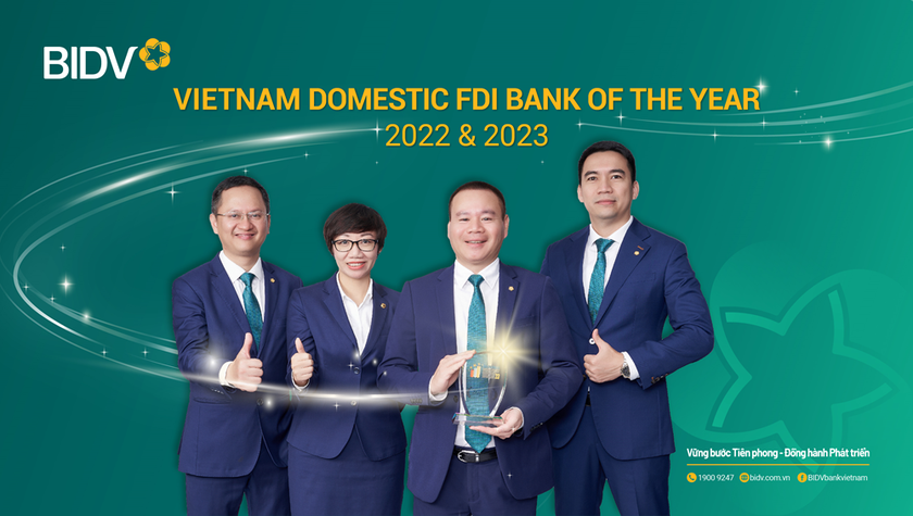 BIDV - Ngân hàng phục vụ khách hàng FDI tốt nhất Việt Nam 2023