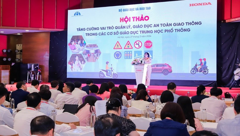 HVN tổ chức Hội thảo tăng cường vai trò quản lý, giáo dục an toàn giao thông trong các trường trung học phổ thông