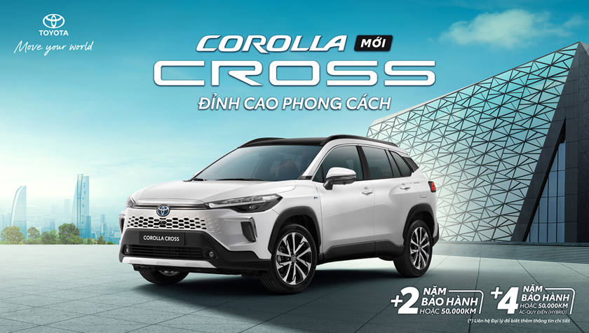 Toyota Việt Nam chính thức giới thiệu Corolla Cross phiên bản nâng cấp 2024 
