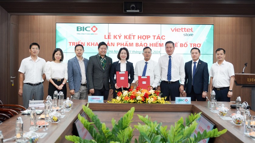 BIC và Viettel Store hợp tác ra mắt sản phẩm bảo hiểm y tế bổ trợ