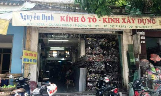 Nhà ông Định, nơi xảy ra vụ bắt con tin. Ảnh: VietNamNet.