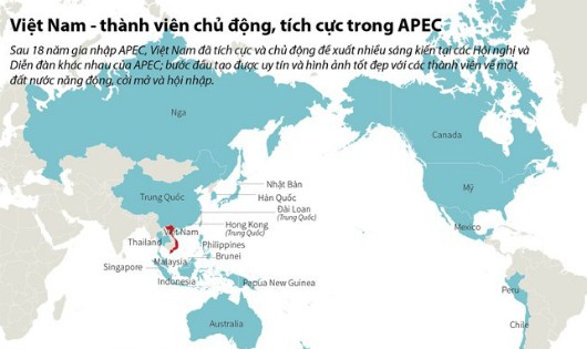 Việt Nam - thành viên chủ động, tích cực trong APEC