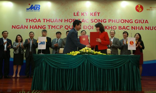 Kho bạc Nhà nước và Ngân hàng TMCP Quân đội hợp tác song phương