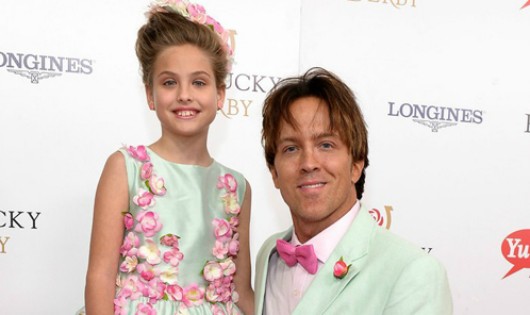 Larry Birkhead và con gái Dannielynn.