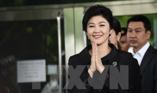 Cựu Thủ tướng Yingluck Shinawatra tại tòa án ở thủ đô Bangkok, Thái Lan ngày 21/7 vừa qua. (Ảnh: AFP/TTXVN)