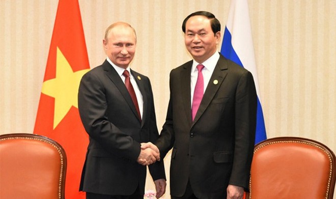 Chủ tịch nước mời Tổng thống Putin sang thăm Việt Nam trong năm 2018