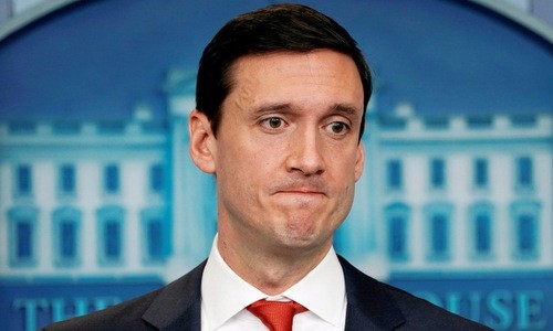 Cố vấn An ninh nội địa Tom Bossert hồi năm 2017. Ảnh: Reuters.