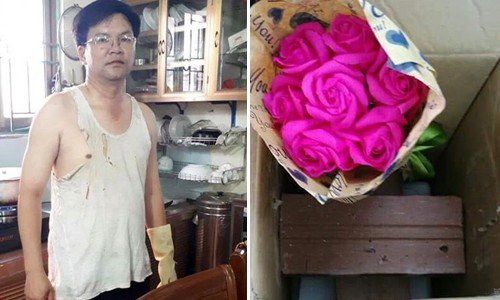 Anh chồng Quảng Ninh tặng sinh nhật vợ... hai viên gạch