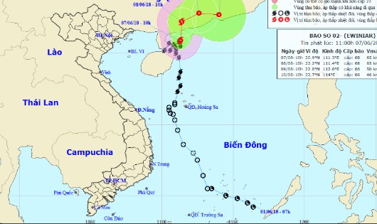 Bão nối bão, bắc biển Đông động mạnh