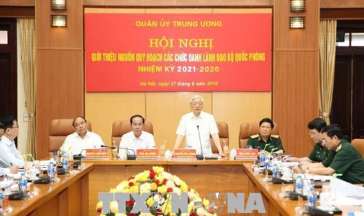 Tổng Bí thư chủ trì Hội nghị quy hoạch lãnh đạo Bộ Quốc phòng