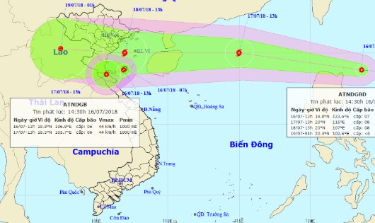 Bắc miền Trung vừa phải đối phó áp thấp nhiệt đới, vừa đề phòng bão đổ bộ