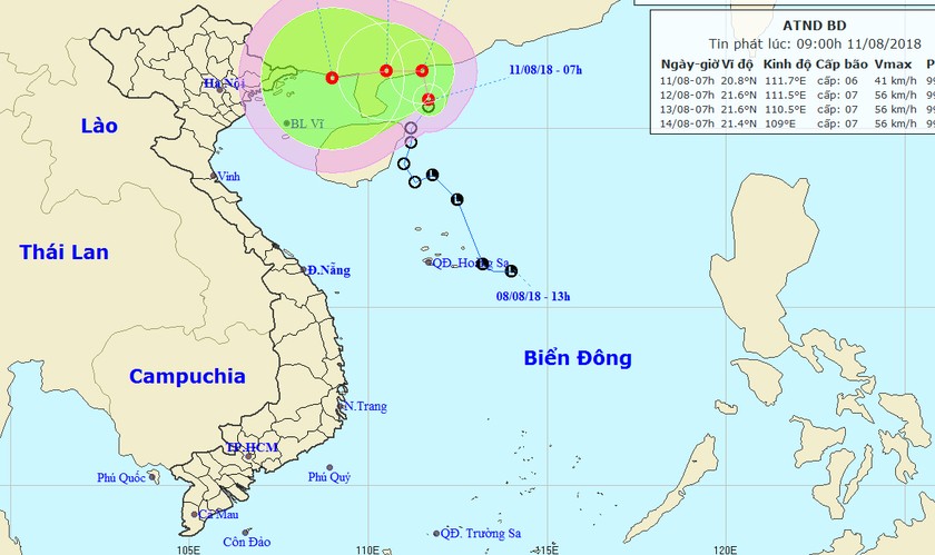 Đầu tuần miền Bắc khả năng lại mưa to đến rất to